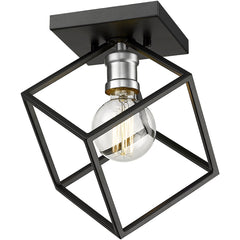 Z-LITE Z-Lite 478F-MB-BN one-light flush mount light 100w 10 inch