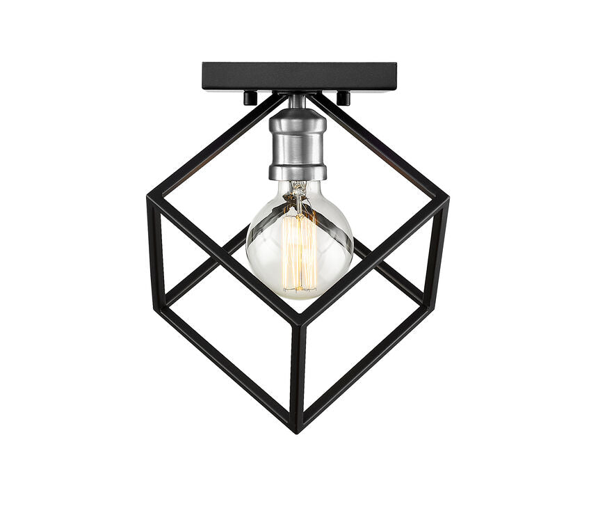 Z-LITE Z-Lite 478F-MB-BN one-light flush mount light 100w 10 inch