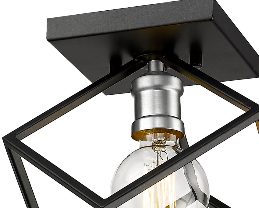 Z-LITE Z-Lite 478F-MB-BN one-light flush mount light 100w 10 inch