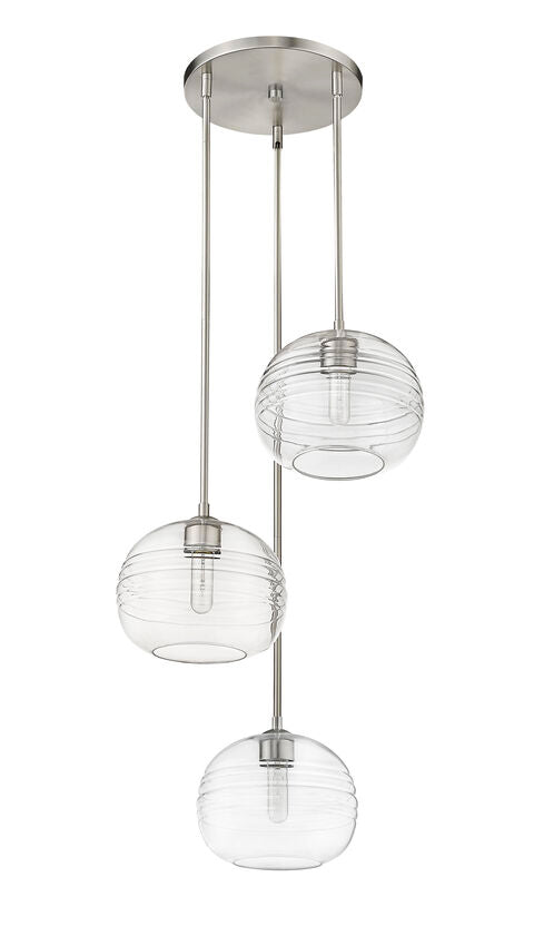 Z-LITE Z-Lite 486p10-3r-bn harmony 3-light pendant 3 x 100w 20.0 inches width