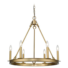 Z-LITE Z-Lite 482R-6OBR Six-Light Chandelier 6 x 60W 25.0 Inch Width 24.0 Inch Height