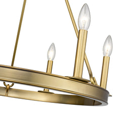 Z-LITE Z-Lite 482R-6OBR Six-Light Chandelier 6 x 60W 25.0 Inch Width 24.0 Inch Height