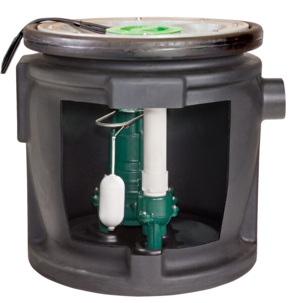 ZOELLER Zoeller 912-1007 Preassembled Sewage Package System 4/10 HP 115 Volts (18 inches x 30 inches)