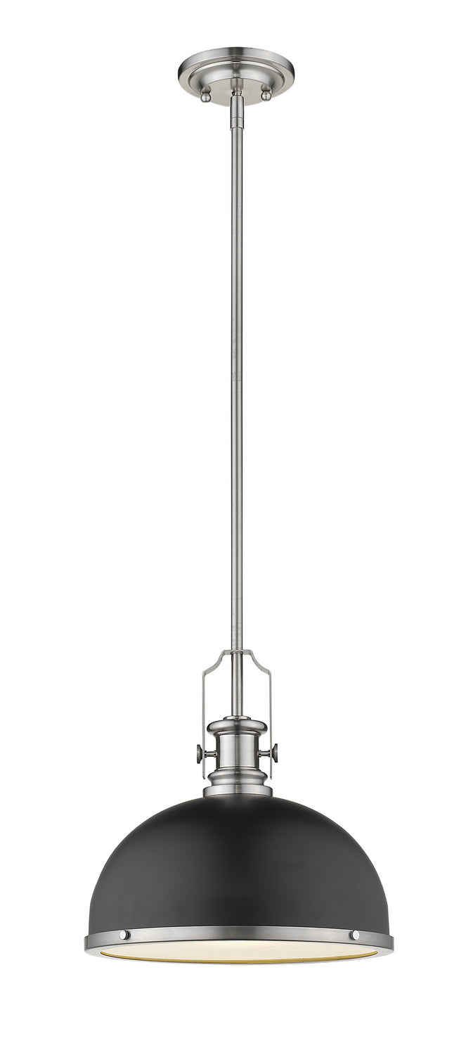 Z-LITE Z-Lite 725P12-MB+BN Melange 1 Light Pendant 100W 13.25 inch