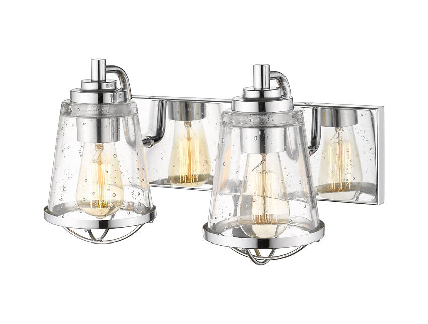 Z-LITE Z-Lite 444-2V-CH Mariner 2 Light Vanity 200W 16 Inch