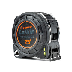APEX TOOL GROUP Crescent Lufkin L1125B-02 Shockforce Nite Eye G1 Dual Sided Tape Measure 1-3/16 inches x 25 feet