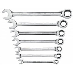 APEX TOOL GROUP Apex Tool Group 9317 SAE Ratcheting Wrench Set 7 Piece Set
