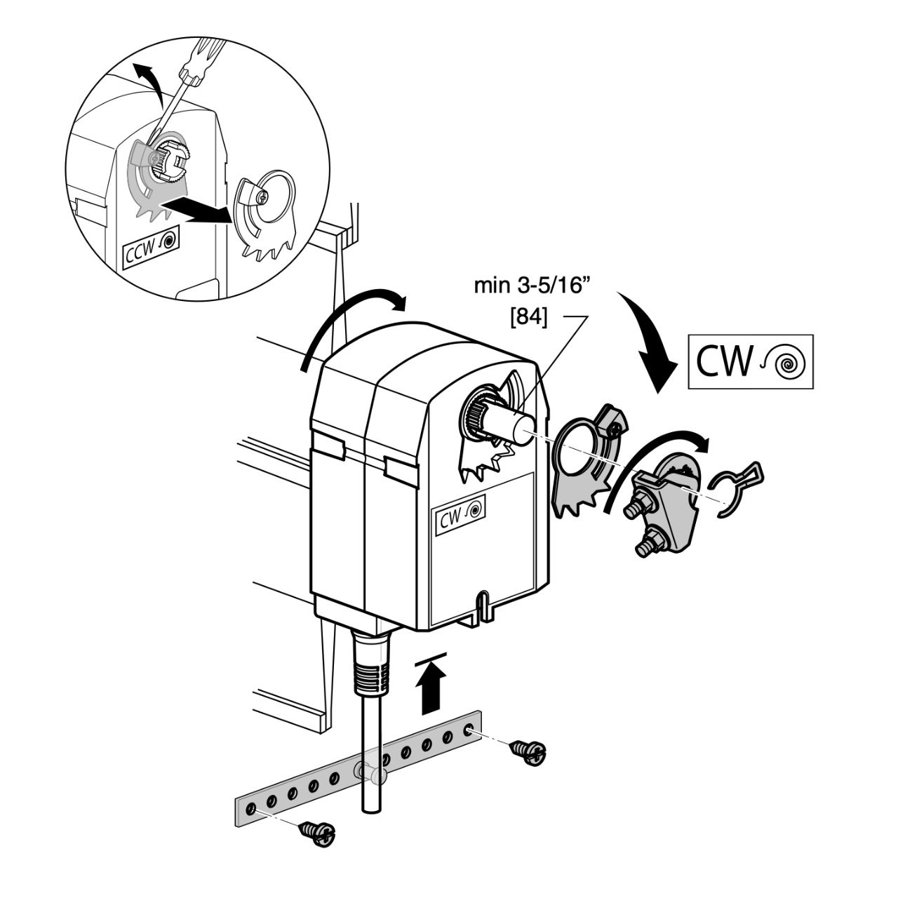 BELIMO Belimo TFX24-MFT direct coupled actuator 24 VAC 22 in-lb
