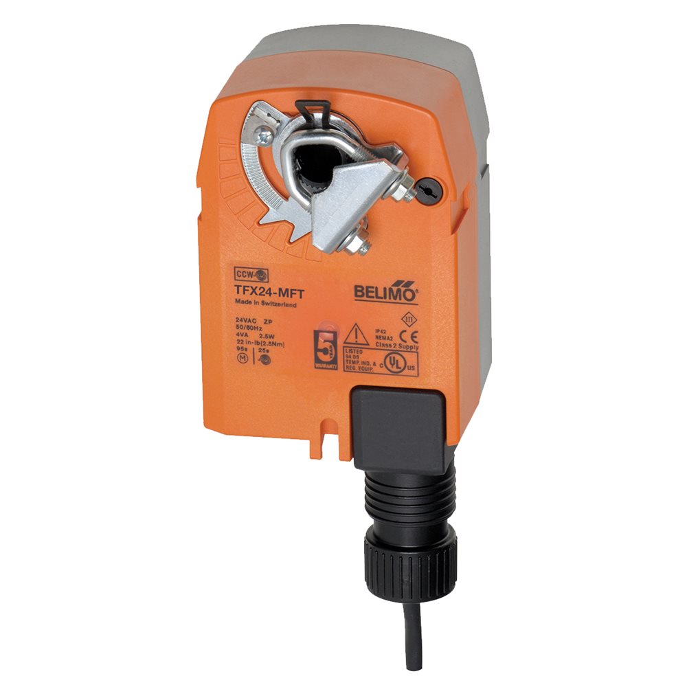 BELIMO Belimo TFX24-MFT direct coupled actuator 24 VAC 22 in-lb