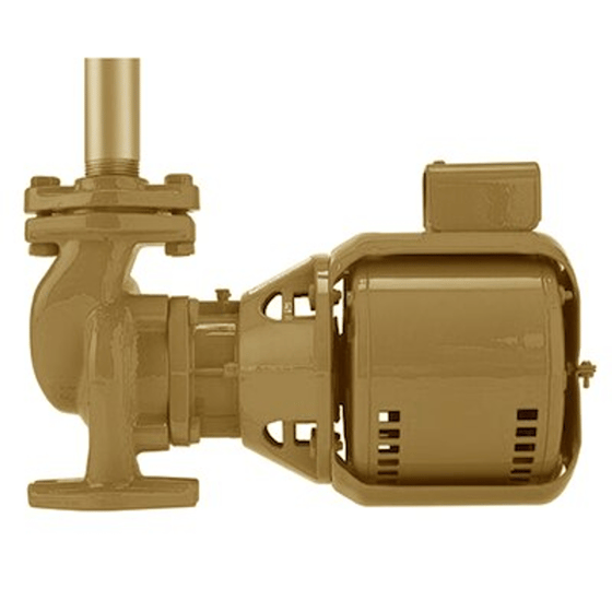 ARMSTRONG PUMPS Armstrong Pumps 174031MF-043 S-25 AB Bronze In-Line Pump 1/12 HP Without Flanges