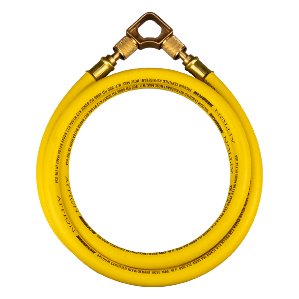 APPION TOOLS Appion Tools MH380004AAY MegaFlow High-Speed Recovery Hose 3/8 inch diameter 4 foot 1/4 inch FL to 1/4 inch FL