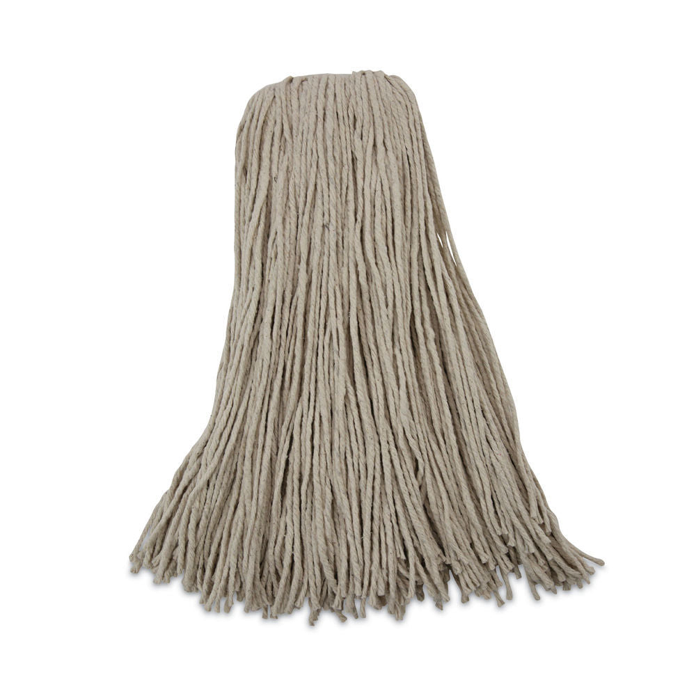 BOARDWALK Boardwalk BWK732C mop head lieflat-ldr cotton 32 oz 1-1/4 in headband 12-pack