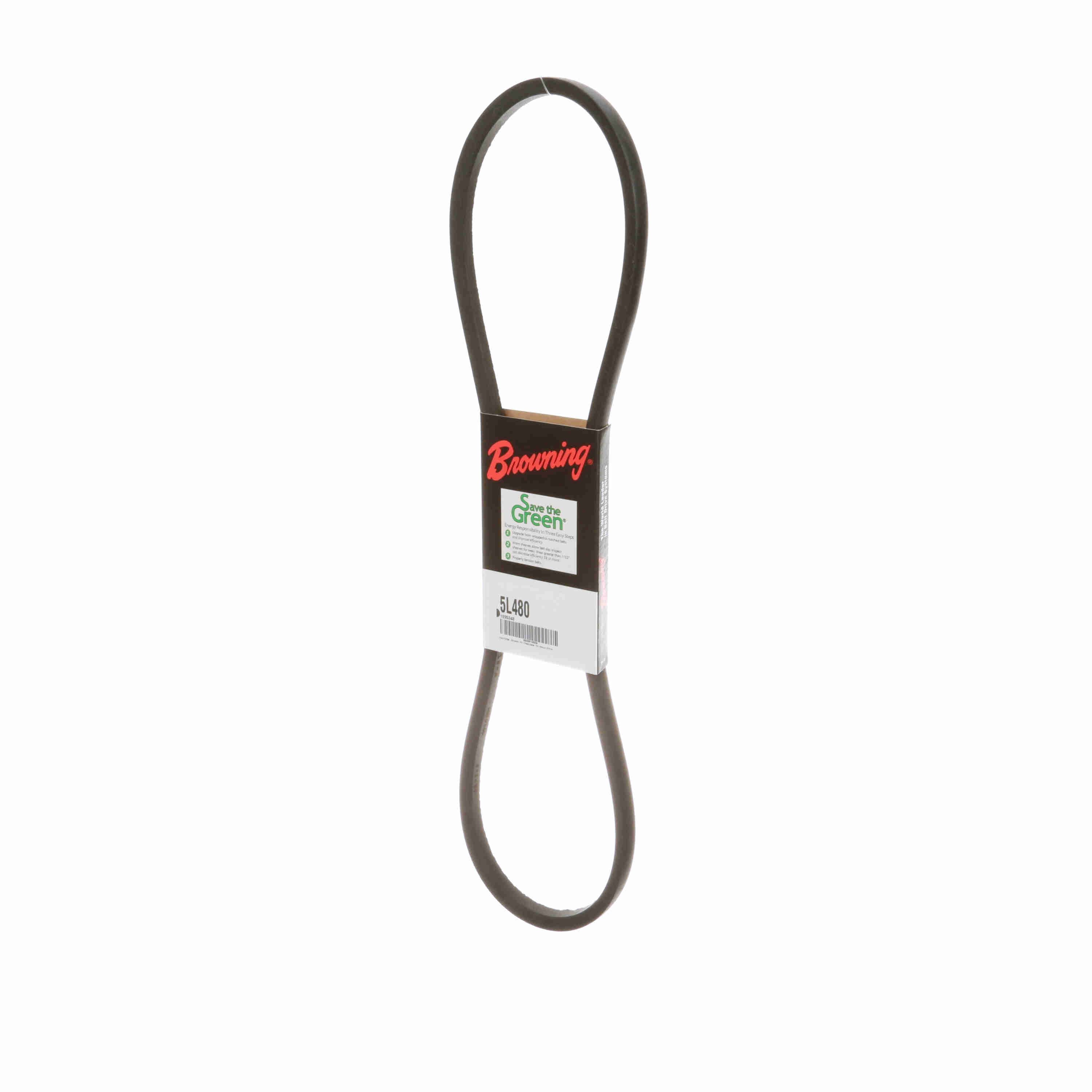 BROWNING Browning 1095348 L belt section FHP belt 46.8 pitch 48 in outside length 5L section 21/32 top width
