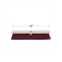 BOARDWALK Boardwalk BWK20318 Floor Brush Head 18 in.