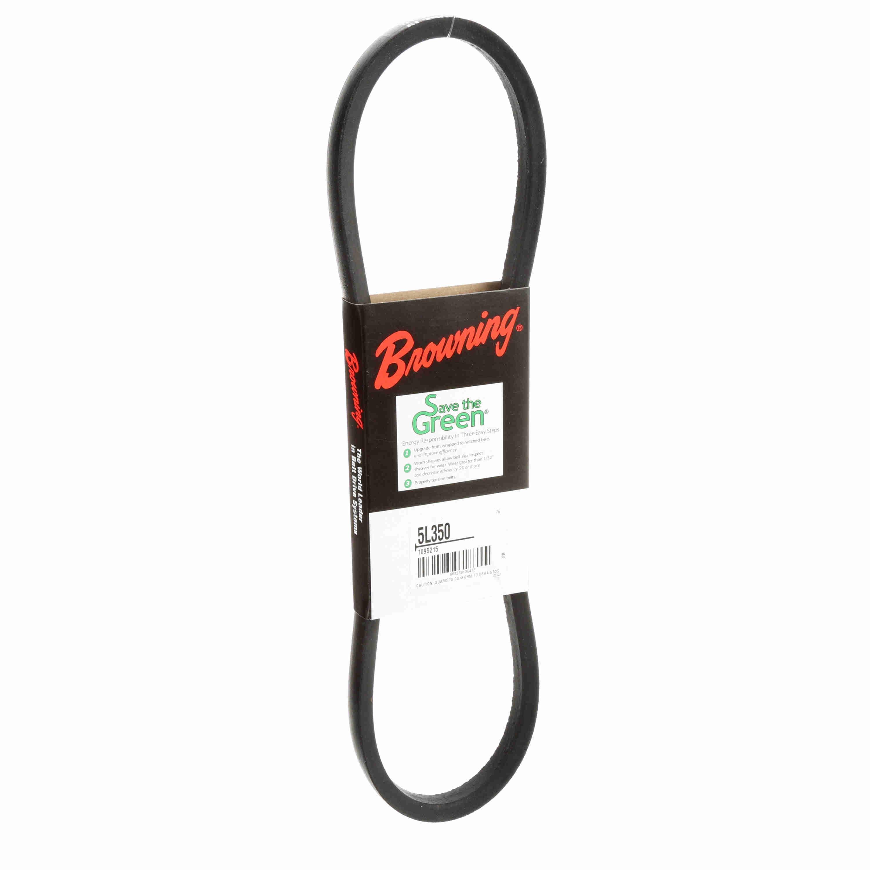 BROWNING Browning 1095215 l belt section 33.8 pitch fhp belt 35 inch 9/32 inch
