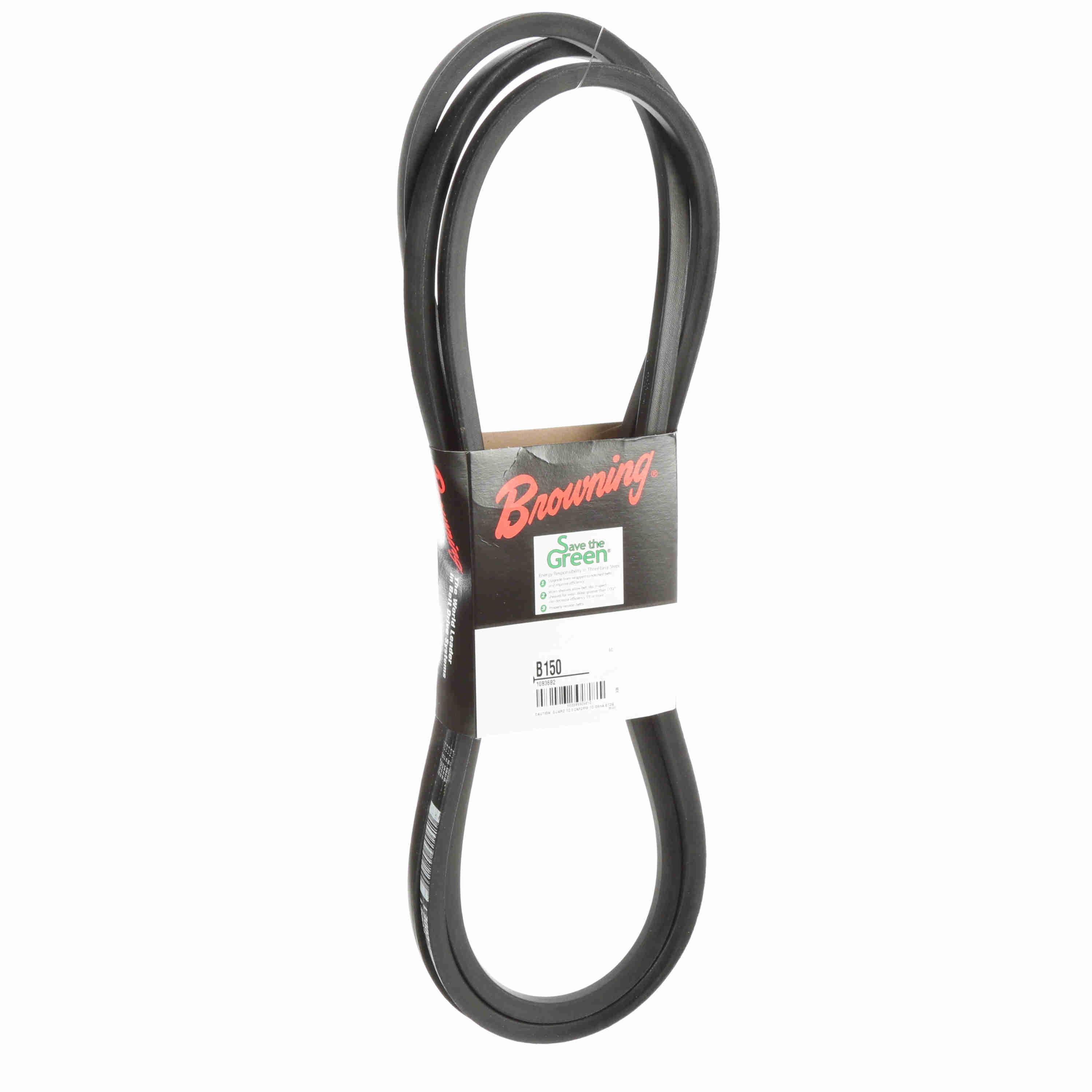 BROWNING Browning 1083682 B150 Super Gripbelt B Belt Section 21/32 x 7/16 151.8 Pitch Length