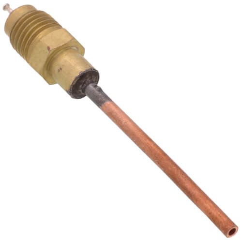 C&D VALVE C&D Valve 83-CD8408-6PK 1/4 inches M. Flare Access Fitting with 1/8 inches Copper Tube Extension (Pack of 6)
