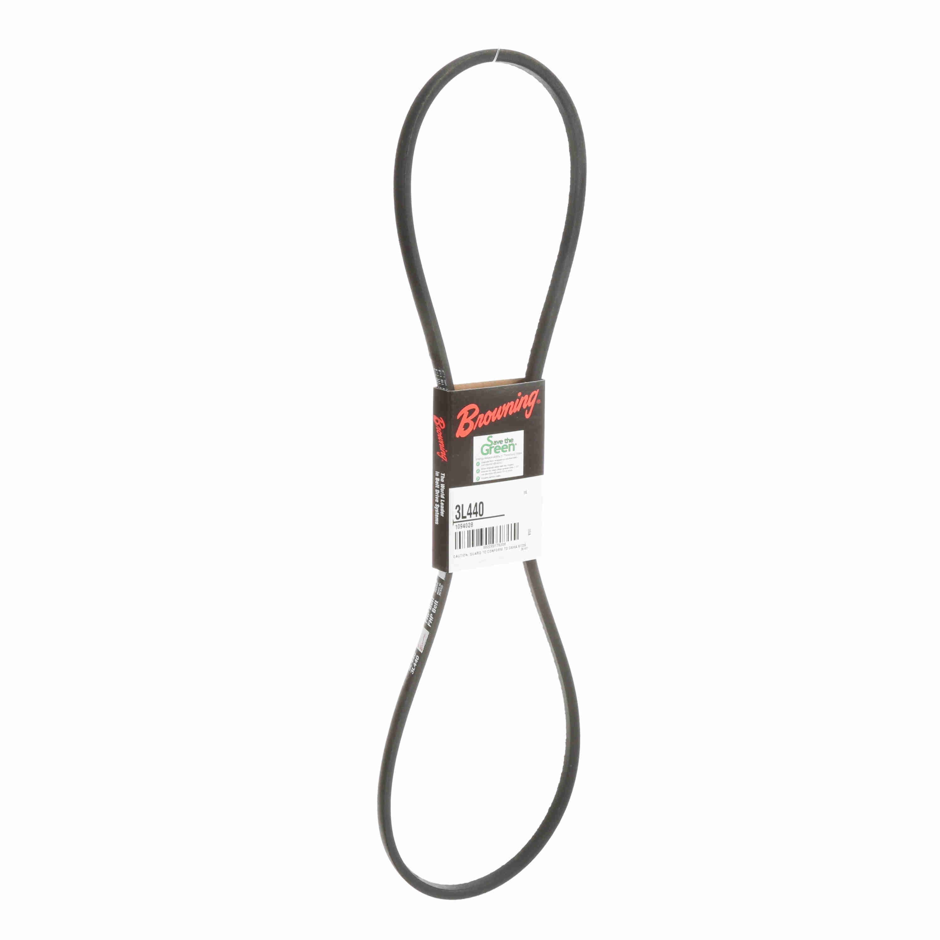 BROWNING Browning 1094028 3l440 fhp v-belts l belt section 43.3 pitch