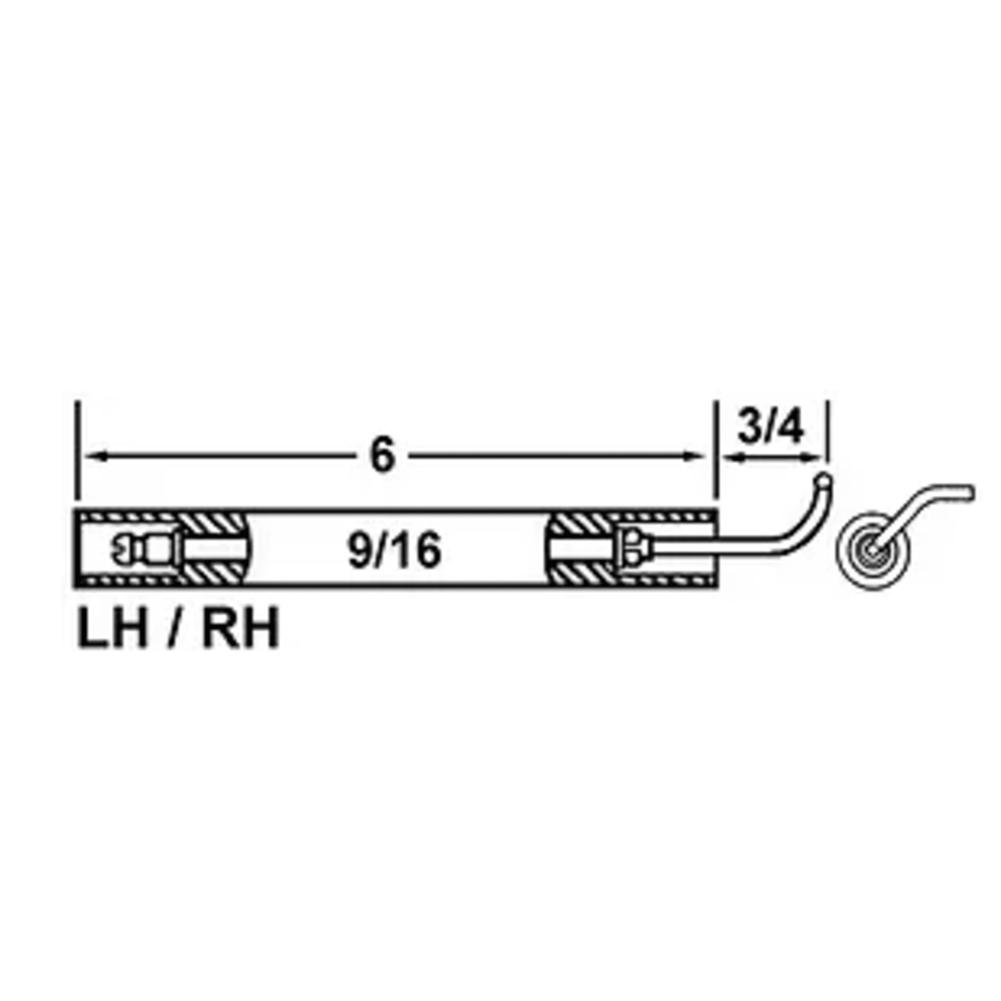 CROWN ENGINEERING Crown Engineering 22083-02 Iron Fireman Electrode 2/PK Replaces 135161 & 135162