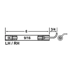 CROWN ENGINEERING Crown Engineering 22083-02 Iron Fireman Electrode 2/PK Replaces 135161 & 135162