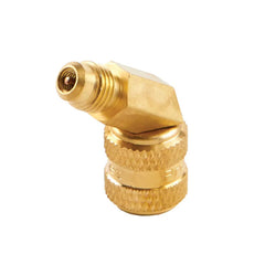 CPS PRODUCTS Cps Products ad44lhs adapter with valve core 1/4 inches lh fm swivel x 1/4 inches m 55°