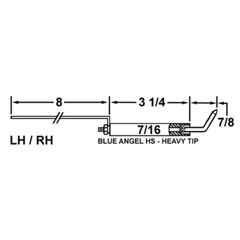 CROWN ENGINEERING Crown Engineering 28038-02 Wayne Blue Angel Elect. Hs Hvy 1-Pair 2/Pk 21684