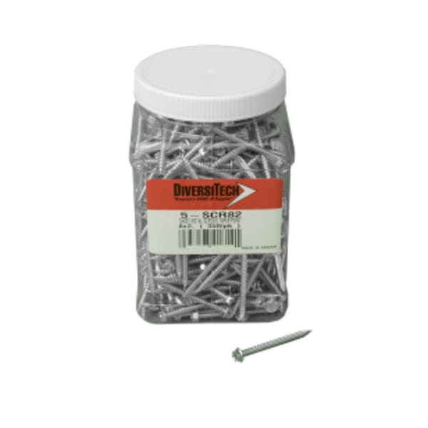 DIVERSITECH Diversitech DIVE-5-SCR82 Sheet Metal Screw 8 x 2 Taper Point Pack of 350