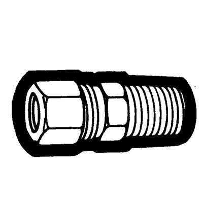HOLYOKE FITTINGS Holyoke Fittings 68-86 Compression Connector 1/2 inches x 3/8 inches JB68-8C