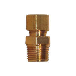 HOLYOKE FITTINGS Holyoke Fittings 68-86 Compression Connector 1/2 inches x 3/8 inches JB68-8C