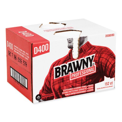 GEORGIA-PACIFIC Georgia-Pacific GPC2008003 Wiper Brawny Industrial Medium Duty 1/4CSDRC 1/Case