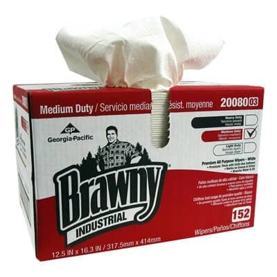 GEORGIA-PACIFIC Georgia-Pacific GPC2008003 Wiper Brawny Industrial Medium Duty 1/4CSDRC 1/Case
