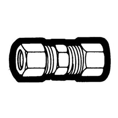 HOLYOKE FITTINGS Holyoke Fittings 62R-42 Standard Nut Compression Fittings Reducing Straight Union 1/4 inches x 1/8 inches JB62R-42