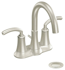 MOEN Moen S6510BN Bathroom Sink Faucet 2-Handle Centerset High-Arc 1.5 GPM