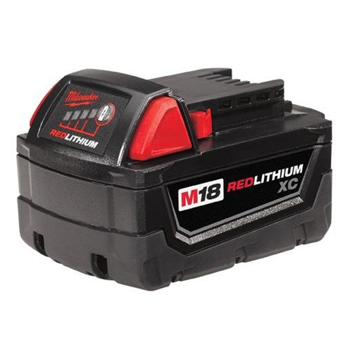MILWAUKEE Milwaukee 48-11-1828 m18 redlithium high capacity rechargeable cordless battery pack 18v 3 ah lithium-ion