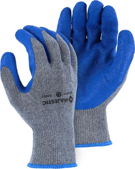 MAJESTIC Majestic 3382/11 M-Safe grip glove with wrinkled latex palm on cotton/poly liner x-large