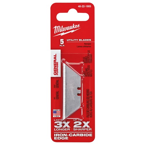 MILWAUKEE Milwaukee 48-22-1905 Utility Knife Blade 5-Piece