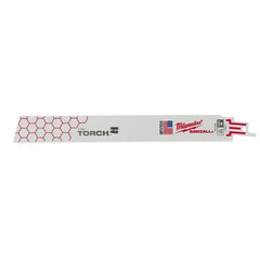 MILWAUKEE Milwaukee 48-00-5787 SAWZALL The Torch Demolition Straight Back Reciprocating Saw Blade 9 in L x 1 in W 5/PK