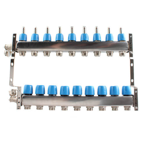 MR PEX Mr Pex 3230900 9 loop 1-1/4 inches stainless steel manifold