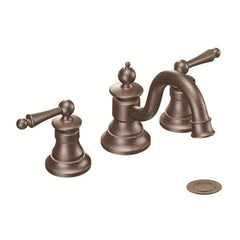 MOEN Moen TS418ORB Waterhill Two-Handle Widespread Lavatory Faucet 8 to 16 Inch
