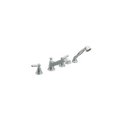 MOEN Moen TS925 Rothbury Two-Handle Low Arc Roman Tub Faucet and Hand Shower without Valve