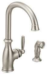 MOEN Moen 7735SRS Brantford One-Handle High Arc Kitchen Faucet 360 Degree