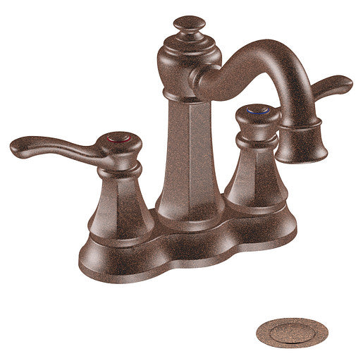 MOEN Moen 6301ORB Vestige Double Handle Lavatory Faucet 4 Inch Centers 90 Degree Angle