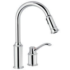 MOEN Moen 7590C Aberdeen One-Handle High Arc Pulldown Kitchen Faucet