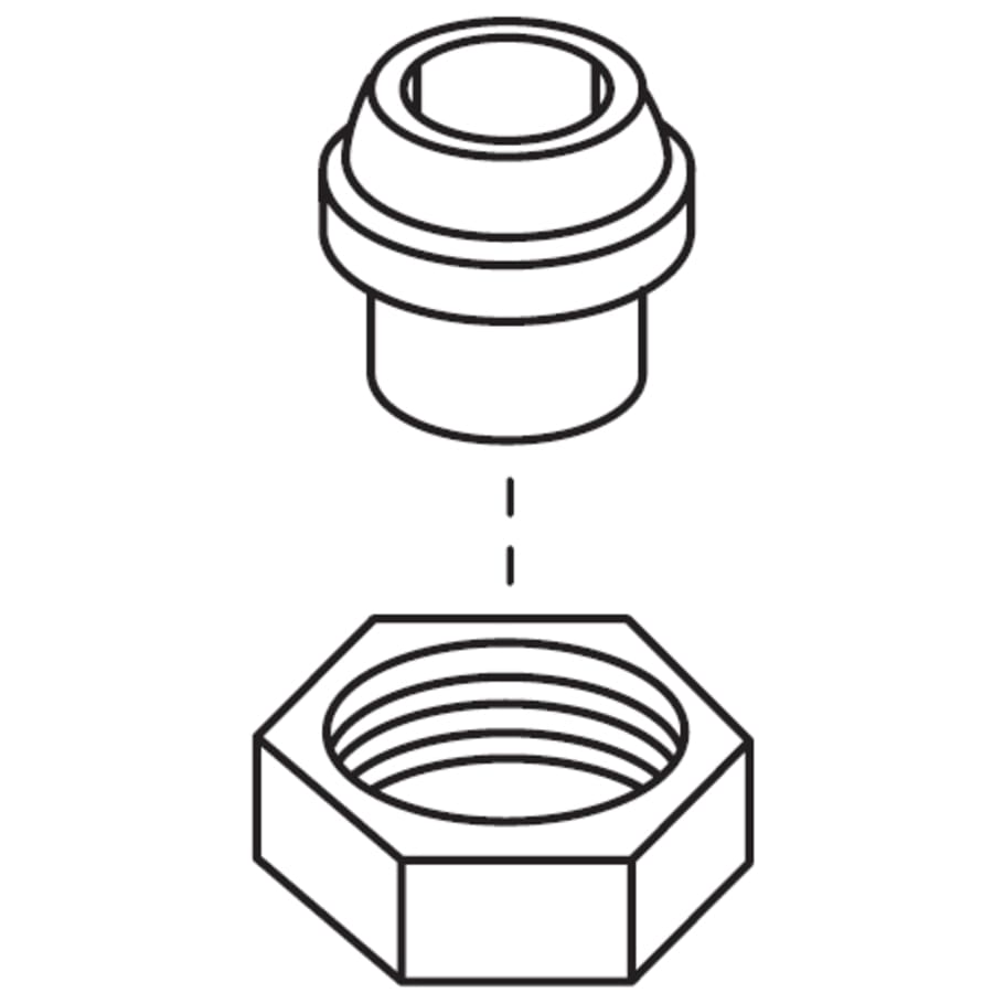 MOEN Moen 13577 hdw 2h & ws ts 2900 sr ground joint union & nut 1 pack replacement part