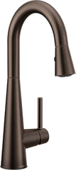 MOEN Moen 7664ORB Sleek One-Handle High Arc Pulldown Bar Faucet 1.5 GPM 14.46 Inch