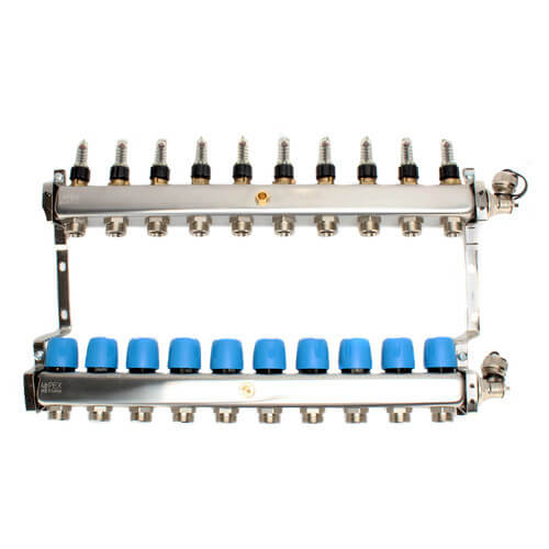 MR PEX Mr Pex 3231100 11 loop 1-1/4 inches stainless steel manifold