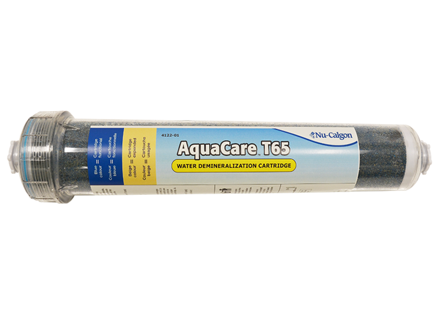 NU-CALGON Nu-Calgon 4122-01 AquaCare T65 Water Demineralization Cartridge 65 Gallon Nominal Capacity