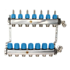 MR PEX Mr Pex 3230700 7 loop 1-1/4 inches stainless steel manifold