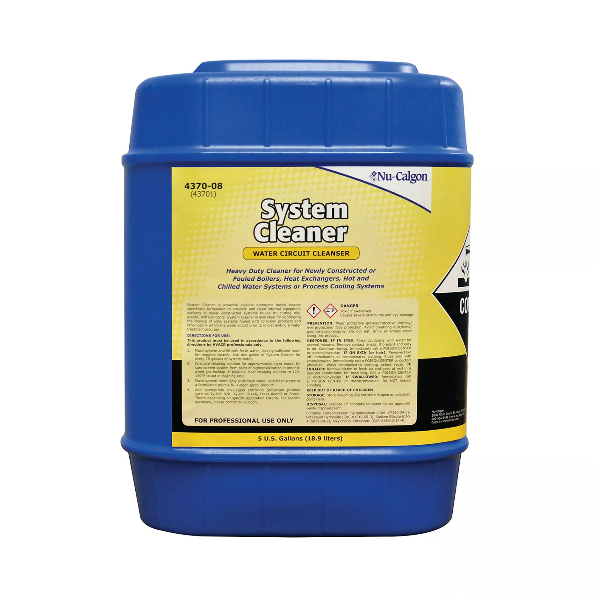 NU-CALGON Nu-Calgon 4370-08 System Cleaner 5GAL