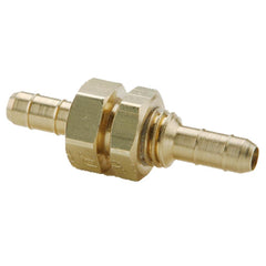 PARKER Parker 22bh-4-4 dubl-barb brass body bulkhead union fitting 1/4 inches barb tube x 1/4 inches barb tube